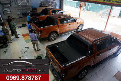 Nắp Thùng Cuộn Ford Ranger KSC Đen Cao Cấp Thái Lan
